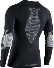 X-Bionic Langarmshirt Rundhals Energizer 4.0 (Multifunktionsshirt) Unterwäsche schwarz Herren
